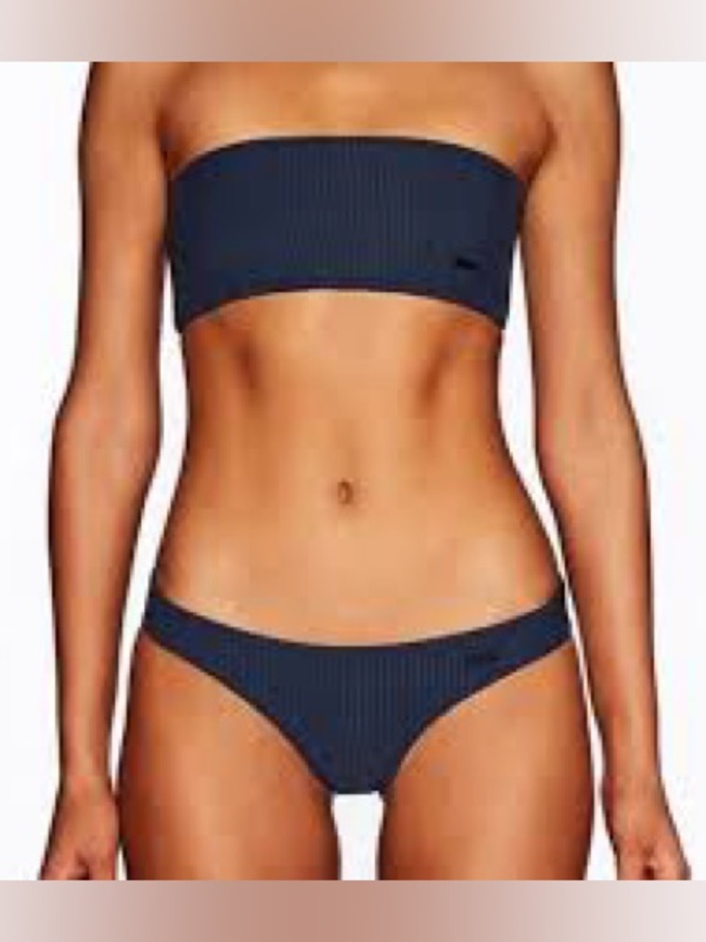 NWOT Triangl Women's Navy and Blue Bikini set | Size S